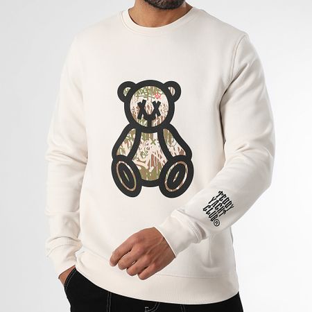 Teddy Yacht Club - Art Series Travis Felpa girocollo Khaki Beige