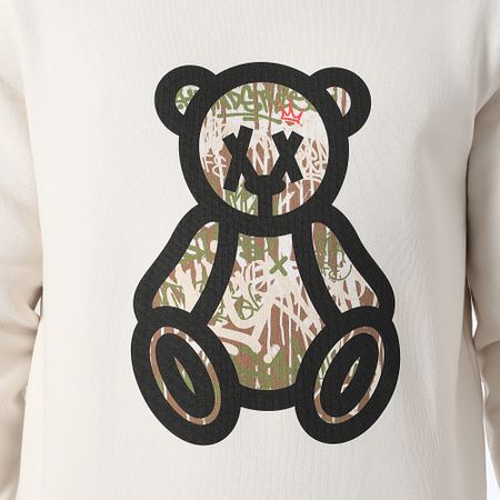 Teddy Yacht Club - Art Series Travis Felpa girocollo Khaki Beige