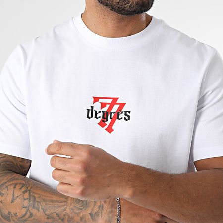 77 DEGRÉS - Maglietta oversize Departement Bianco