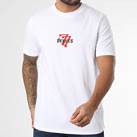 77 DEGRÉS - Maglietta oversize Departement Bianco