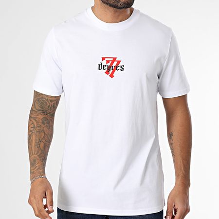 77 DEGRÉS - Maglietta oversize Departement Bianco