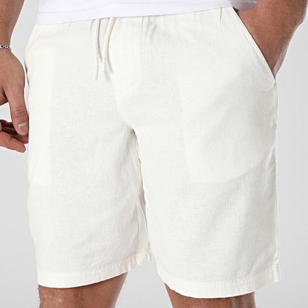 Blend - Pantaloncini di lino Billy 20717868 Bianco