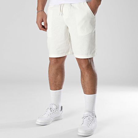 Blend - Pantaloncini di lino Billy 20717868 Bianco