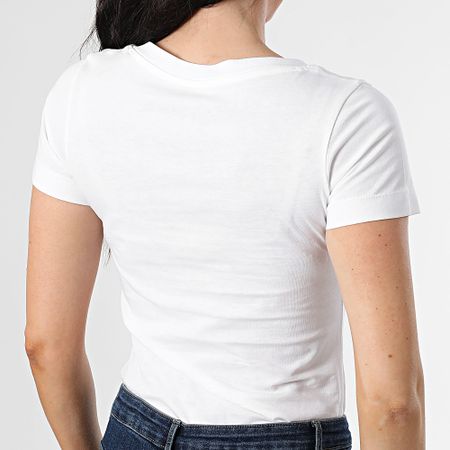 Calvin Klein - Set di 2 camicie da donna con scollo a V 3447 nero bianco