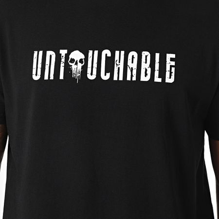 Mac Tyer Untouchable - Maglietta oversize con teschio dipinto nero