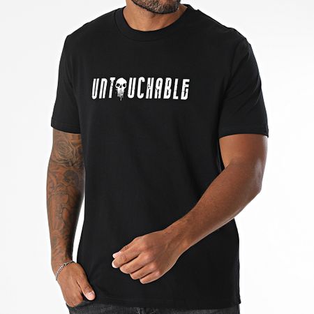 Mac Tyer Untouchable - Maglietta oversize con teschio dipinto nero