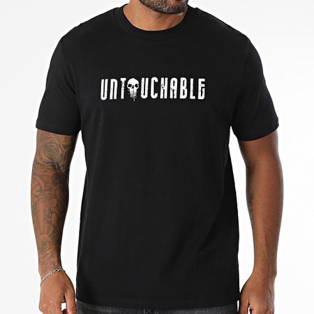 Mac Tyer Untouchable - Maglietta oversize con teschio dipinto nero