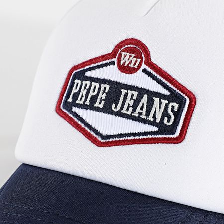 Pepe Jeans - Cappello trucker Malton PM040568 blu navy bianco