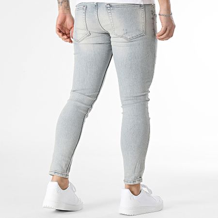 Classic Series - Jeans skinny con lavaggio blu