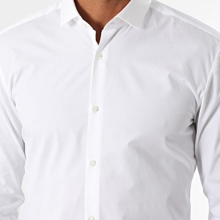 HUGO - Camicia Erondo Slim a maniche lunghe 50389769 Bianco
