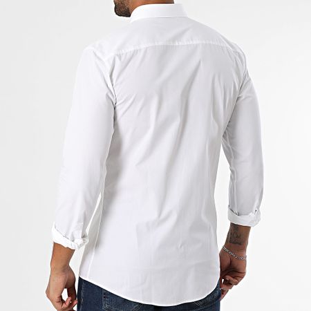 HUGO - Camicia Erondo Slim a maniche lunghe 50389769 Bianco