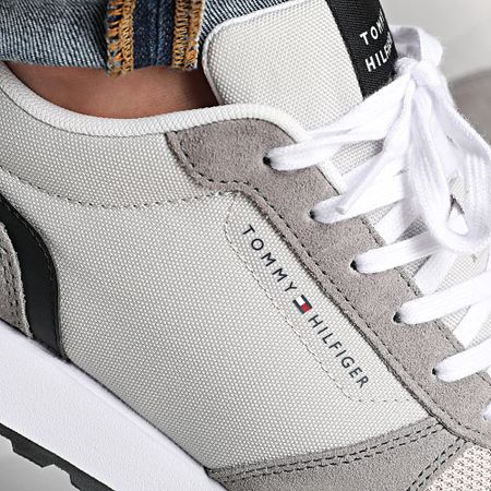 Tommy Hilfiger - Nuove scarpe da ginnastica Runner Eva Mix 5465 Grigio Whisper
