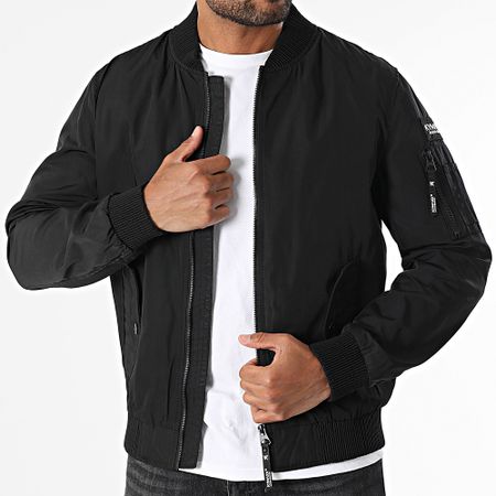 Kymaxx - Giacca bomber nera