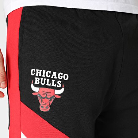 New Era - Pantaloncini da jogging a fascia NBA Panel Chicago Bulls 60596242 Nero