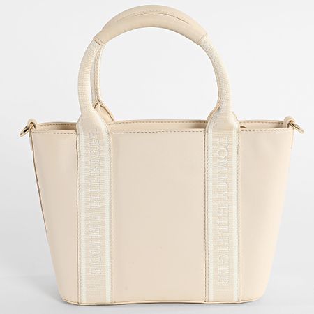 Tommy Hilfiger - Borsa da donna Logotape Mini Tote 7201 Beige