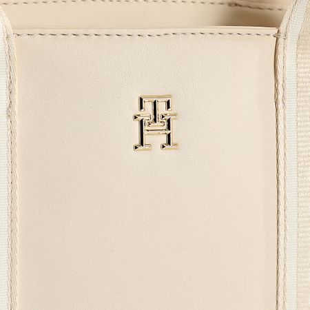 Tommy Hilfiger - Borsa da donna Logotape Mini Tote 7201 Beige