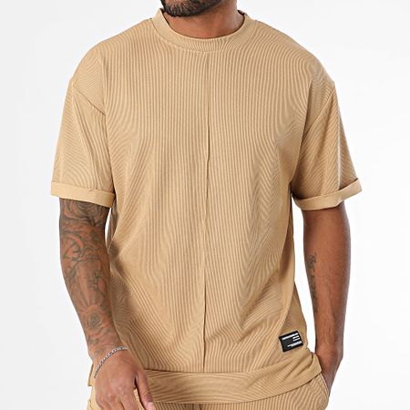 MTX - Set di T-shirt e pantaloncini Cargo color cammello 961