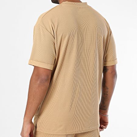 MTX - Set di T-shirt e pantaloncini Cargo color cammello 961