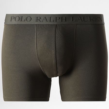 Polo Ralph Lauren - Set di 3 boxer verde cachi