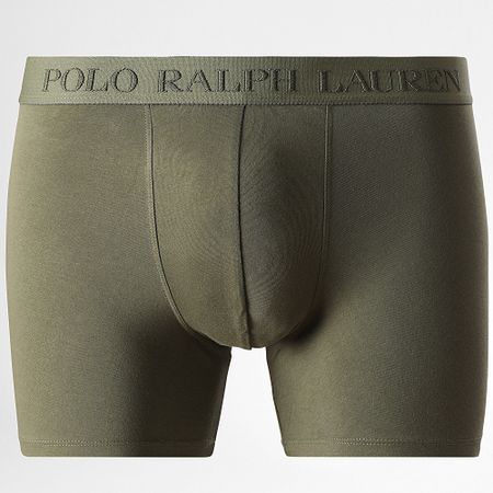 Polo Ralph Lauren - Set di 3 boxer verde cachi