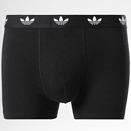 Adidas Originals - Set di 3 boxer JK3870 Bianco Grigio Heather Nero
