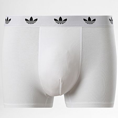 Adidas Originals - Set di 3 boxer JK3870 Bianco Grigio Heather Nero