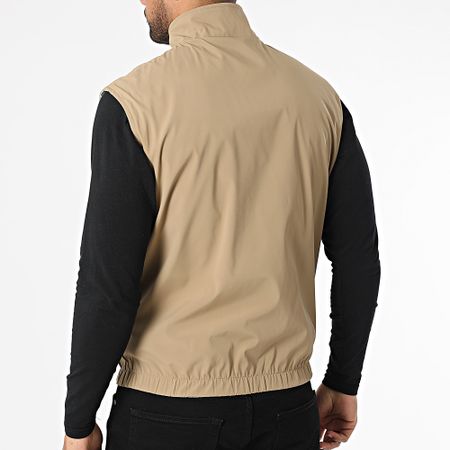 Frilivin - Giacca reversibile senza maniche 304 Camel Ecru