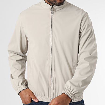 Frilivin - 705 Giacca con zip reversibile grigio antracite beige