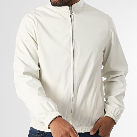 Frilivin - 705 Giacca con zip reversibile Camel Ecru