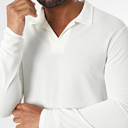Uniplay - Polo a maniche lunghe 183 Beige chiaro