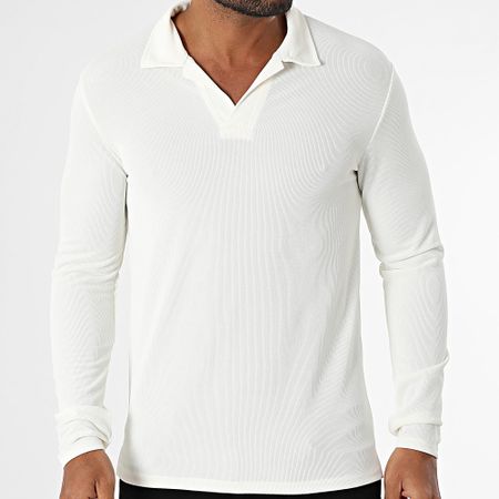 Uniplay - Polo a maniche lunghe 183 Beige chiaro