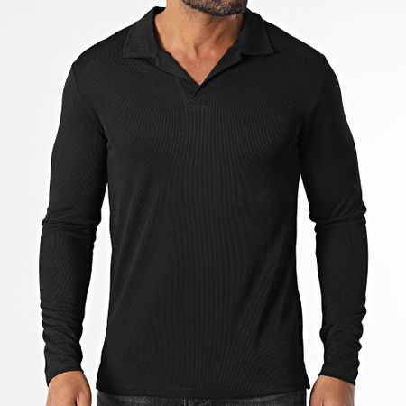 Uniplay - Polo a maniche lunghe 183 nero