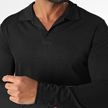 Uniplay - Polo a maniche lunghe 183 nero