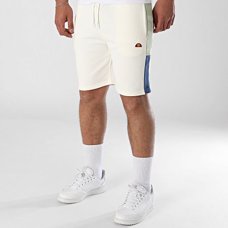Ellesse - Pantaloncini da jogging a righe Turi SHZ17435 Beige chiaro