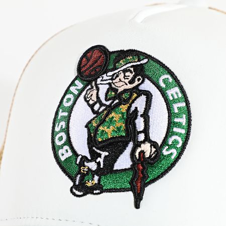 New Era - NBA Fiore Boston Celtics Trucker Cap 60595276 Bianco Verde Cammello