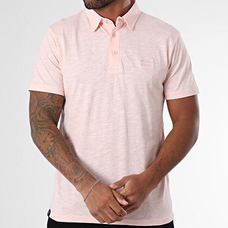 American People - Polo Pollux a maniche corte rosa