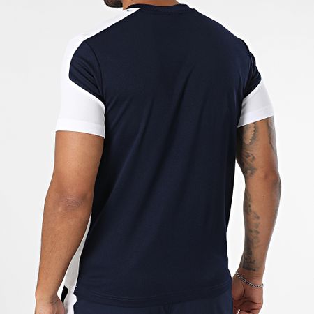 Sergio Tacchini - Giardino 41003 41006 Set di maglietta e pantaloncini da jogging bianchi e blu navy