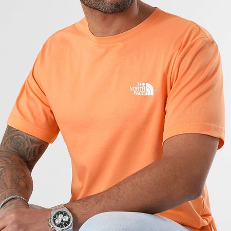 The North Face - Set di 2 camicie a cupola semplice A87NG Nero Arancione
