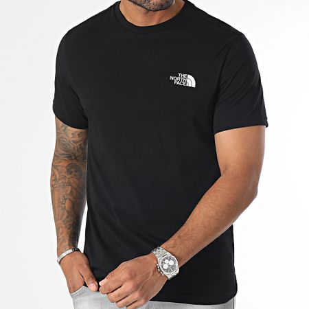 The North Face - Set di 2 camicie a cupola semplice A87NG Nero Arancione