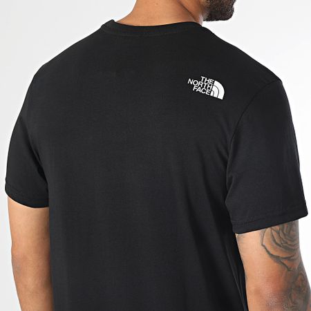 The North Face - Set di 2 camicie a cupola semplice A87NG Nero Arancione