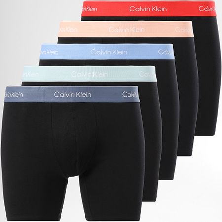 Calvin Klein - Confezione da 5 boxer 4395 nero