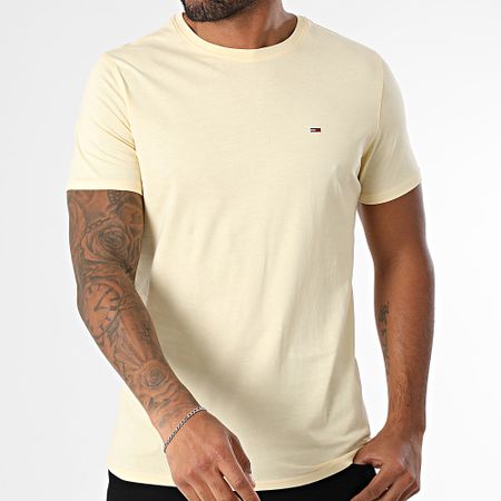 Tommy Jeans - Tee Shirt Tjm Xslim Jersey 4411 Giallo chiaro