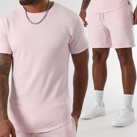 Uniplay - Set di maglietta e pantaloncini da jogging rosa