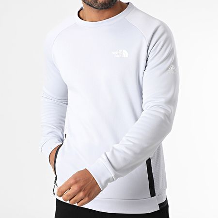 The North Face - Felpa girocollo in pile A8BFN Grigio chiaro