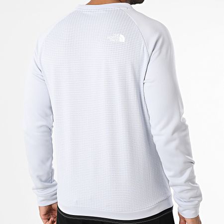 The North Face - Felpa girocollo in pile A8BFN Grigio chiaro