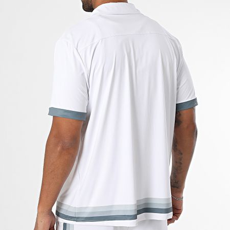 Zayne Paris  - Camicia a maniche corte e pantaloncini da jogging 089 Set bianco grigio