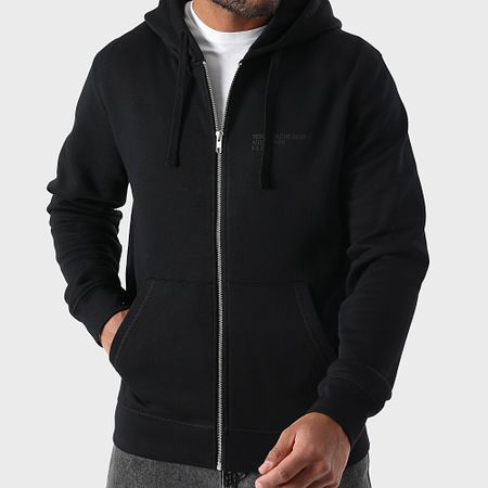 Teddy Yacht Club - Felpa 3D Gummy nera con cappuccio e zip
