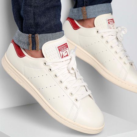 Adidas Originals - Stan Smith JH9715 Off White Preloved Ruby Cream White Sneakers
