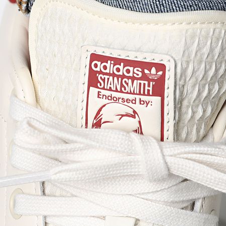 Adidas Originals - Stan Smith JH9715 Off White Preloved Ruby Cream White Sneakers