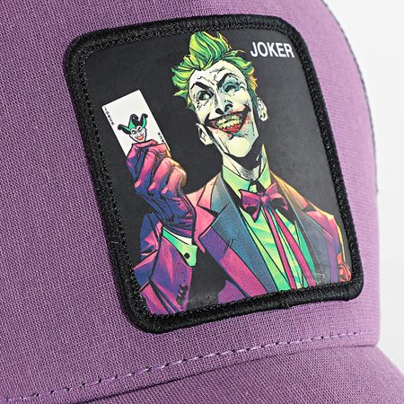 Capslab - Cappellino Joker Trucker Nero Viola